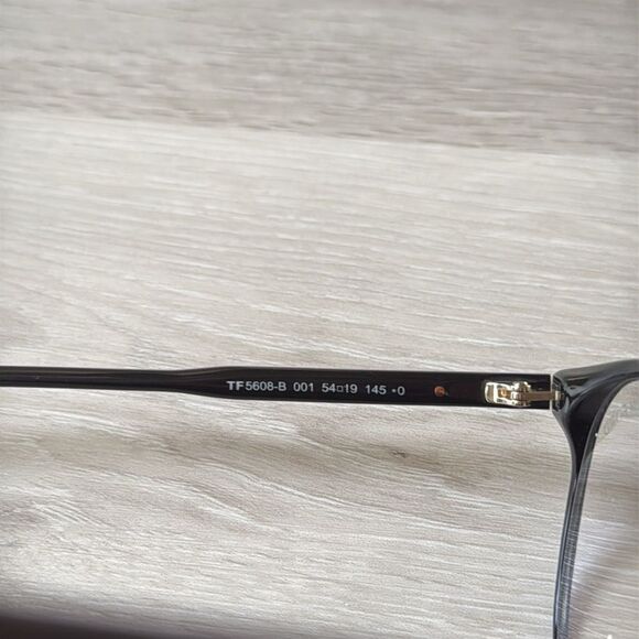 Tom Ford‎ TF 5608-B Unisex Eyeglasses Frame, 001 Black NWT in packaging main image 7